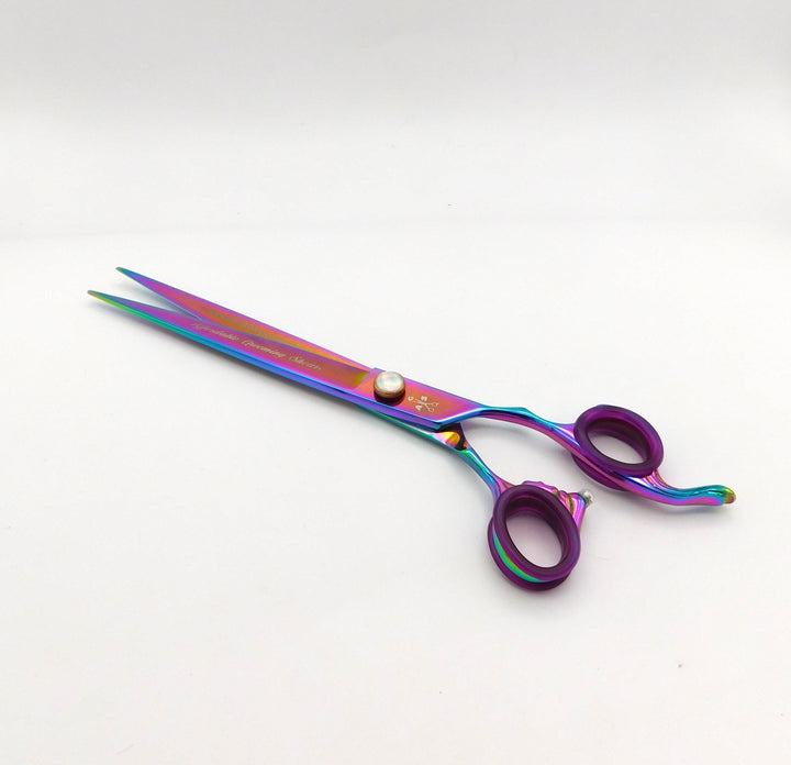 8" Rainbow Mermaid Straight Shear